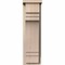 Ekena Millwork Pescadero Smooth Corbel w/Backplate, Douglas Fir, 7 1/2"W x 10"D x 26"H COR08X10X26PEC01SDF - alternate 4